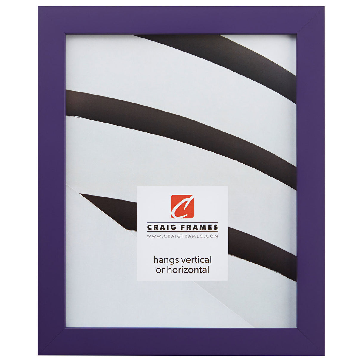 Confetti .875", Purple Picture Frame