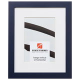 Confetti .875", Matted Navy Blue Picture Frame
