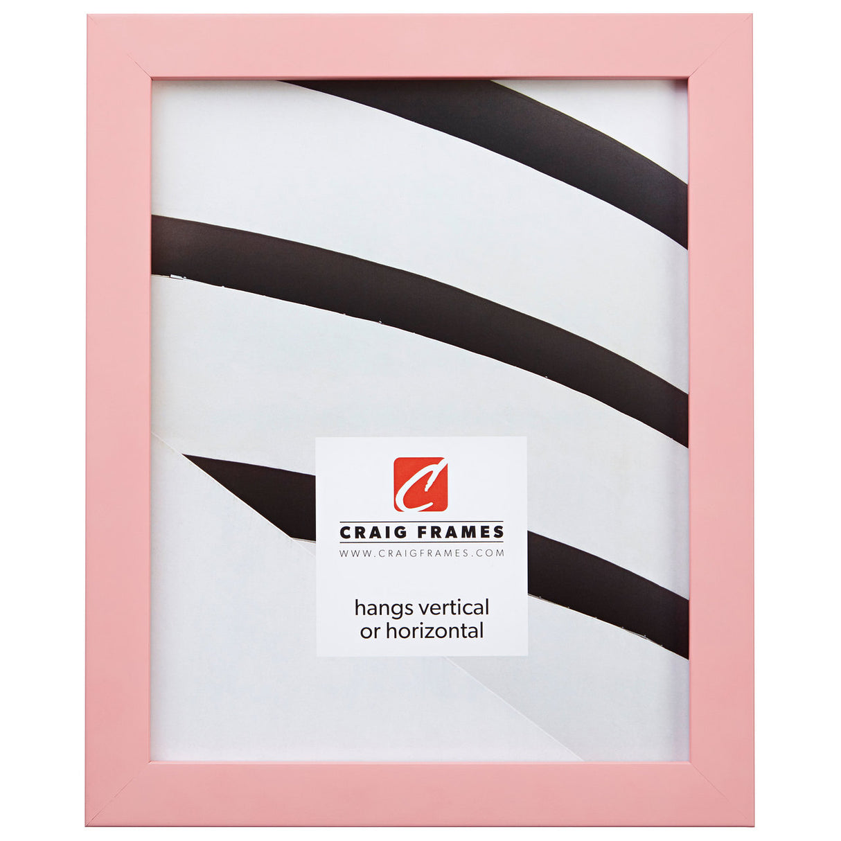 Confetti .875", Light Pink Picture Frame