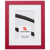 Confetti .875", Matted Raspberry Pink Picture Frame