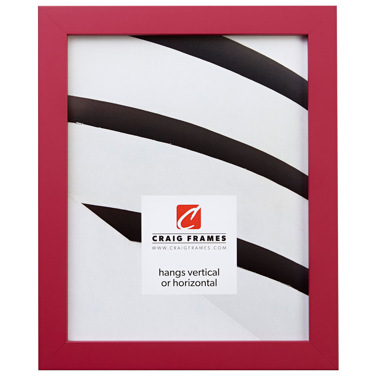 Confetti .875", Raspberry Pink Picture Frame