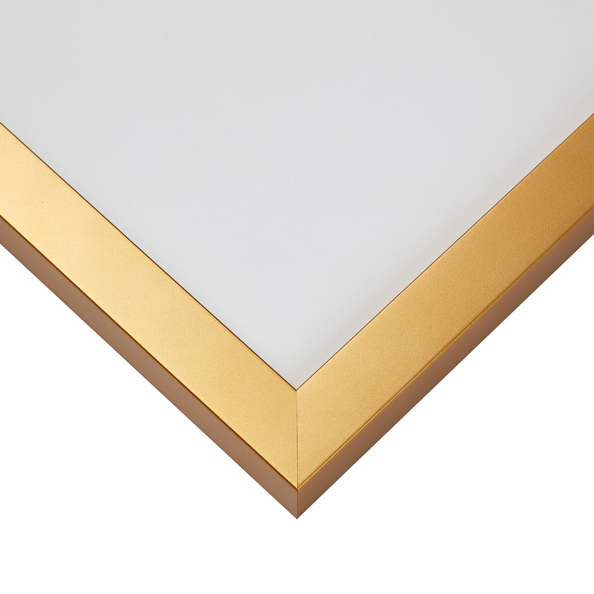Confetti .875", Matted Gold Picture Frame