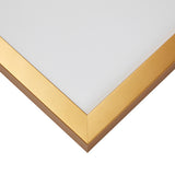 Confetti .875", Matted Gold Picture Frame