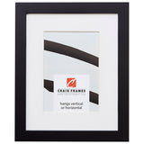 Confetti .875", Matted Black Picture Frame