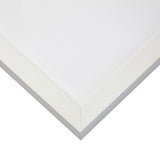 Confetti .875", Matted White Picture Frame
