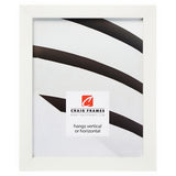 Confetti .875", White Picture Frame