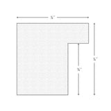Confetti .875", Matted Black Picture Frame