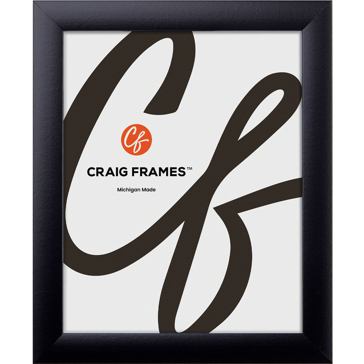 Contemporary 1", Gallery Black Picture Frames - 4 Piece Set