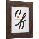 American Barn 2", Matted Brown Oak Picture Frame - 4 Piece Set