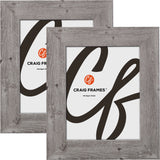 American Barn 2", Light Gray Oak Picture Frame - 2 Piece Set