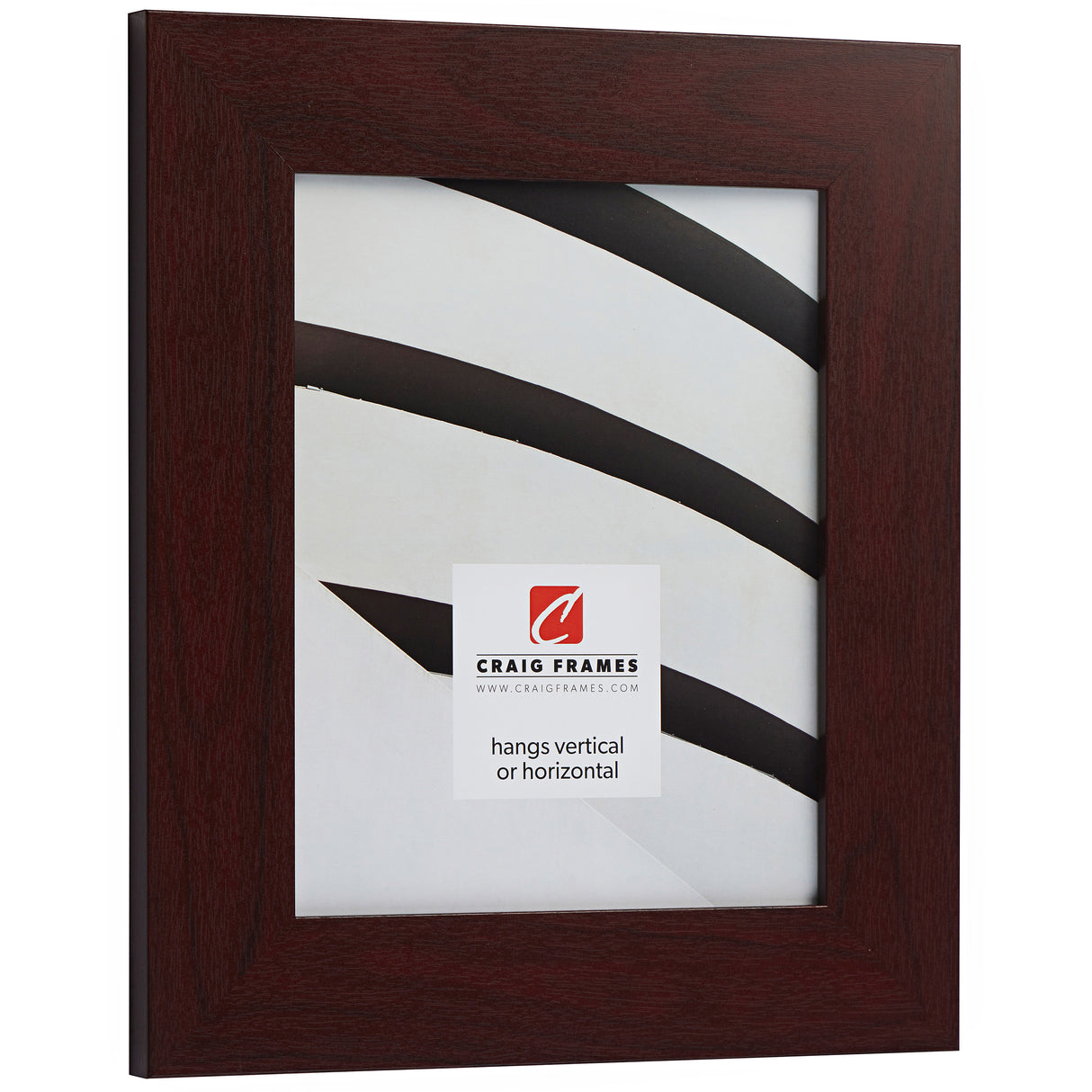 Bauhaus 200 2", Dark Mahogany Picture Frame