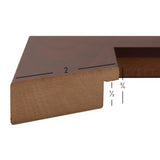 Bauhaus 200 2", Dark Mahogany Picture Frame