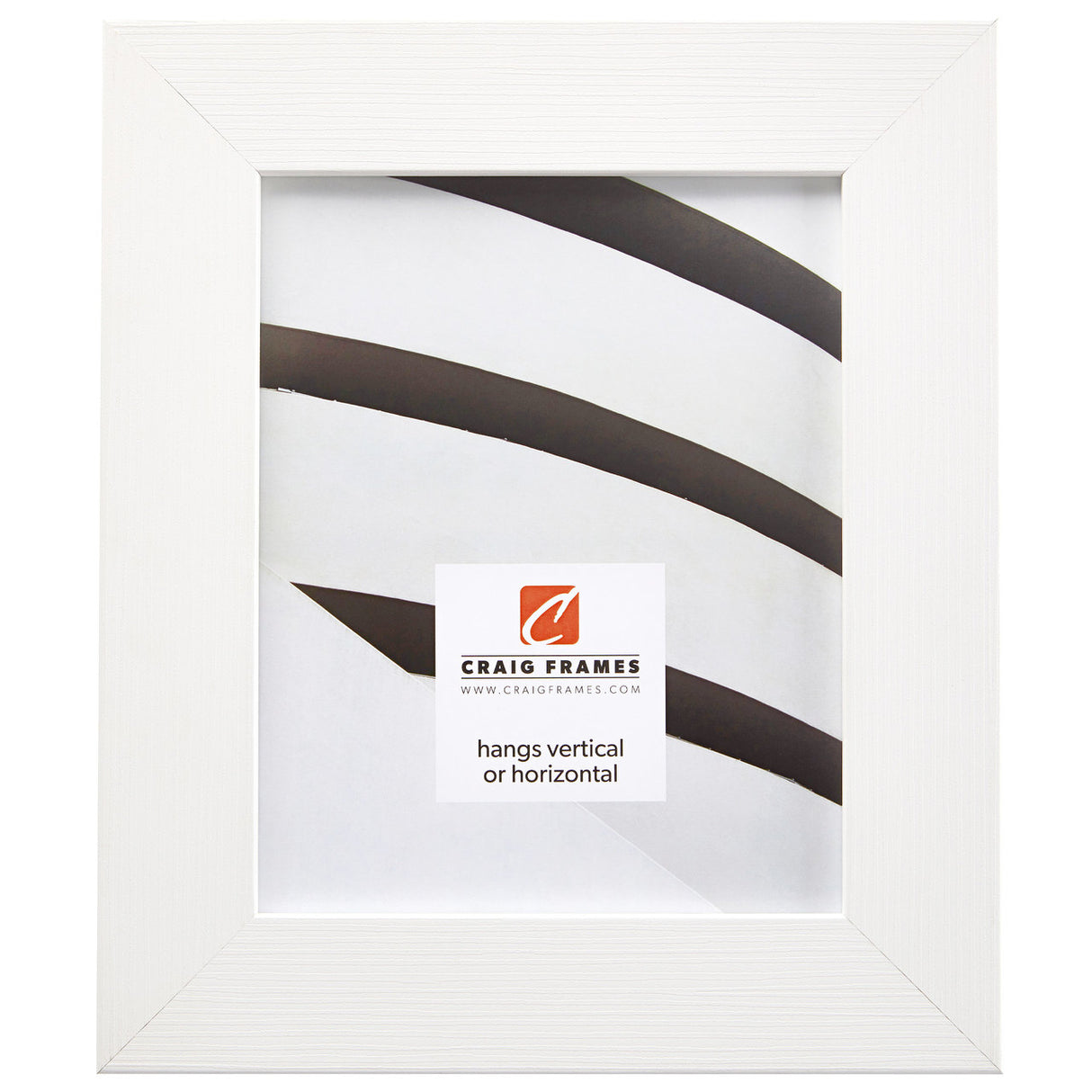 Bauhaus 200 2", Textured White Oak Picture Frame