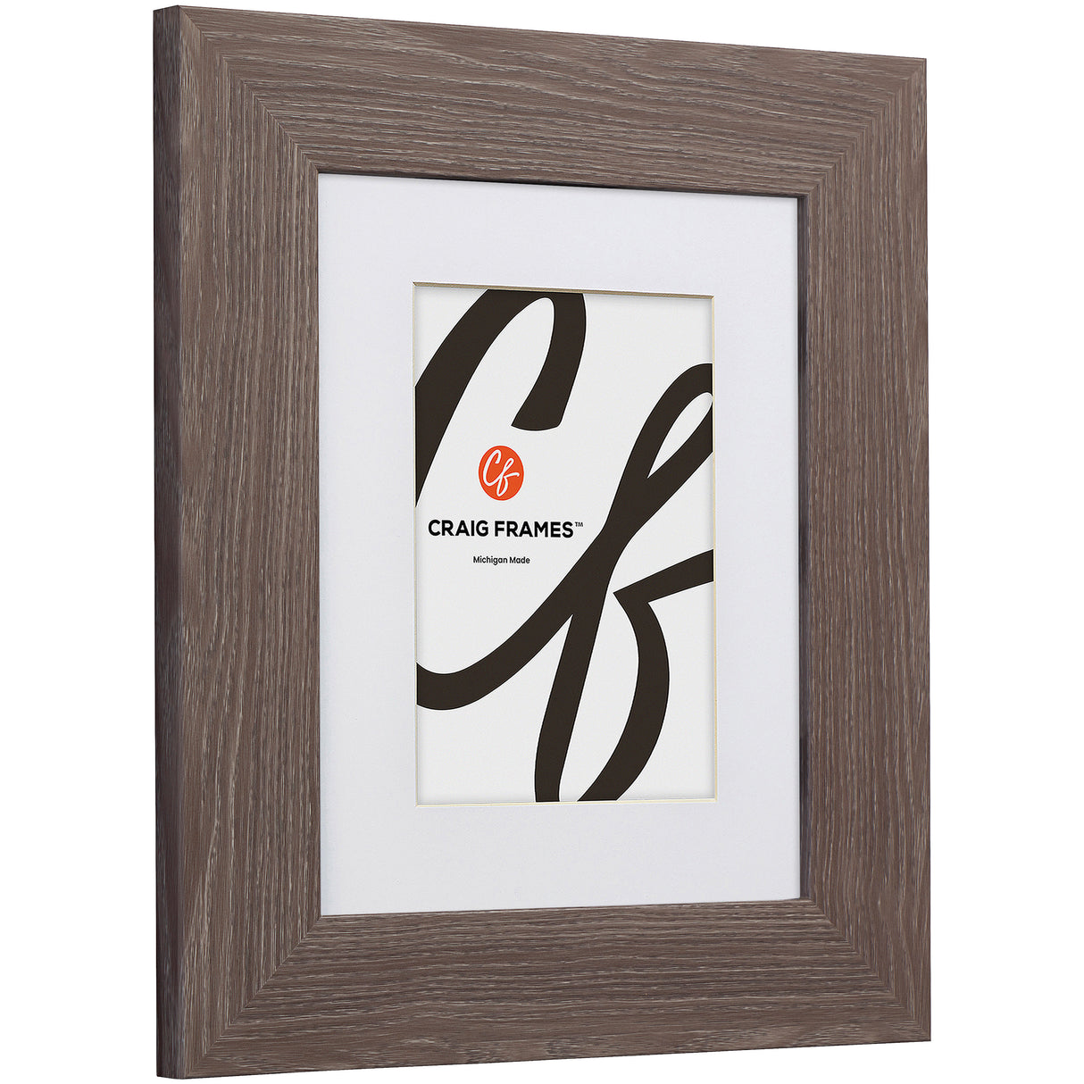 American Barn 2", Matted Farmhouse Gray Picture Frame