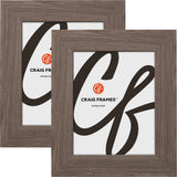 American Barn 2", Farmhouse Gray Picture Frame - 2 Piece Set