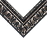 Bravado Ornate 2", Scratched Silver Picture Frame