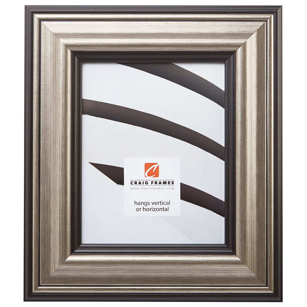 Sonora 3", Canyon Silver and Black Picture Frame
