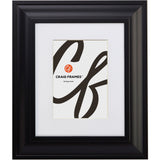 Upscale 2", Matted Satin Black Picture Frame - 4 Piece Set