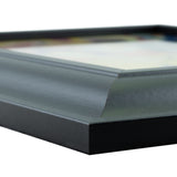 Upscale 2", Matted Satin Black Picture Frame