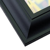 Upscale 2", Satin Black Picture Frames - 4 Piece Set