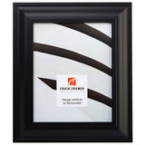 Upscale 2", Satin Black Picture Frame