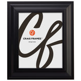 Upscale 2", Satin Black Picture Frames - 4 Piece Set