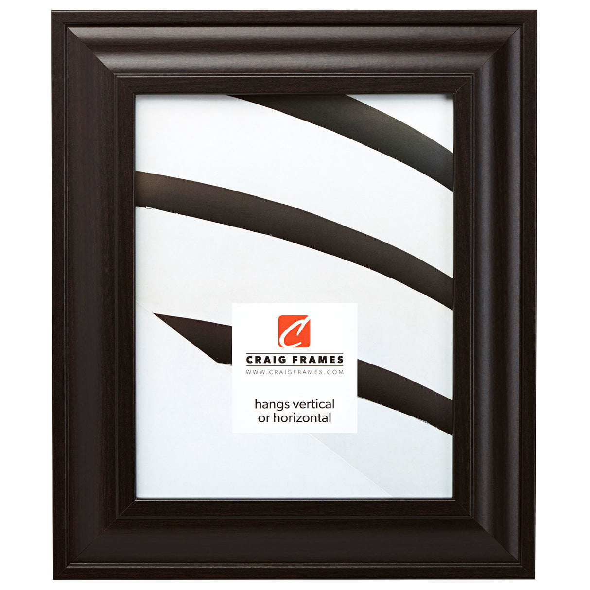 Upscale 2", Brazilian Walnut Picture Frame