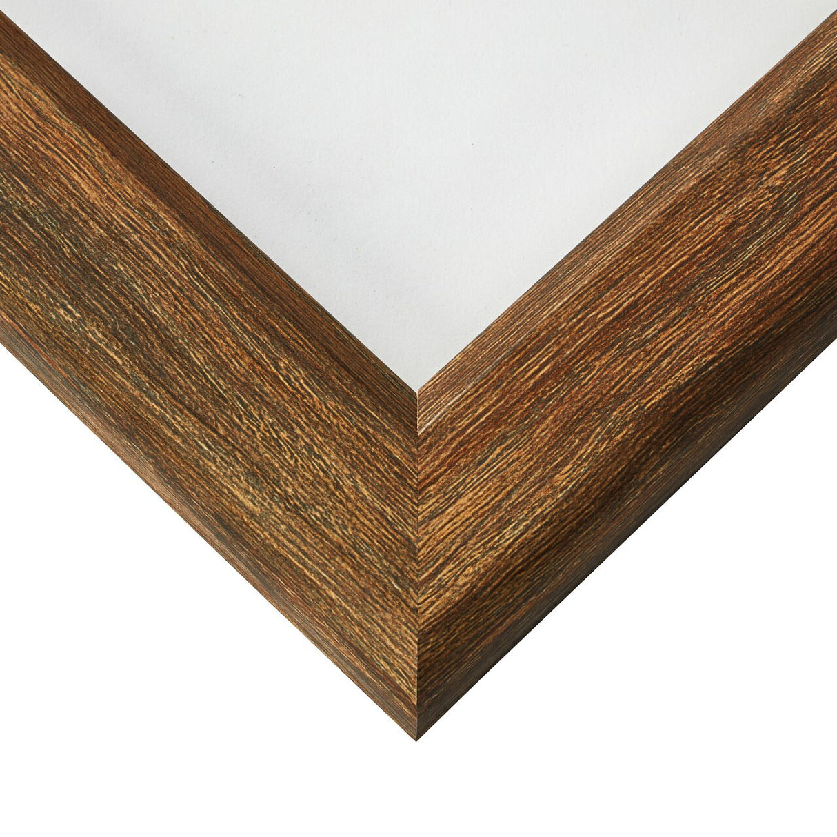 Arthur 1.5", Brown Barnwood Matted Picture Frame