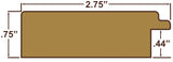 Avalon 225 2.75", Vintage Palmer Gold Picture Frame