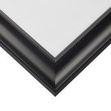 Vintage Revival 1.75", Satin Black Picture Frame