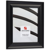 Vintage Revival 1.75", Satin Black Picture Frame