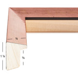 Milano .75", Rose Gold Picture Frame