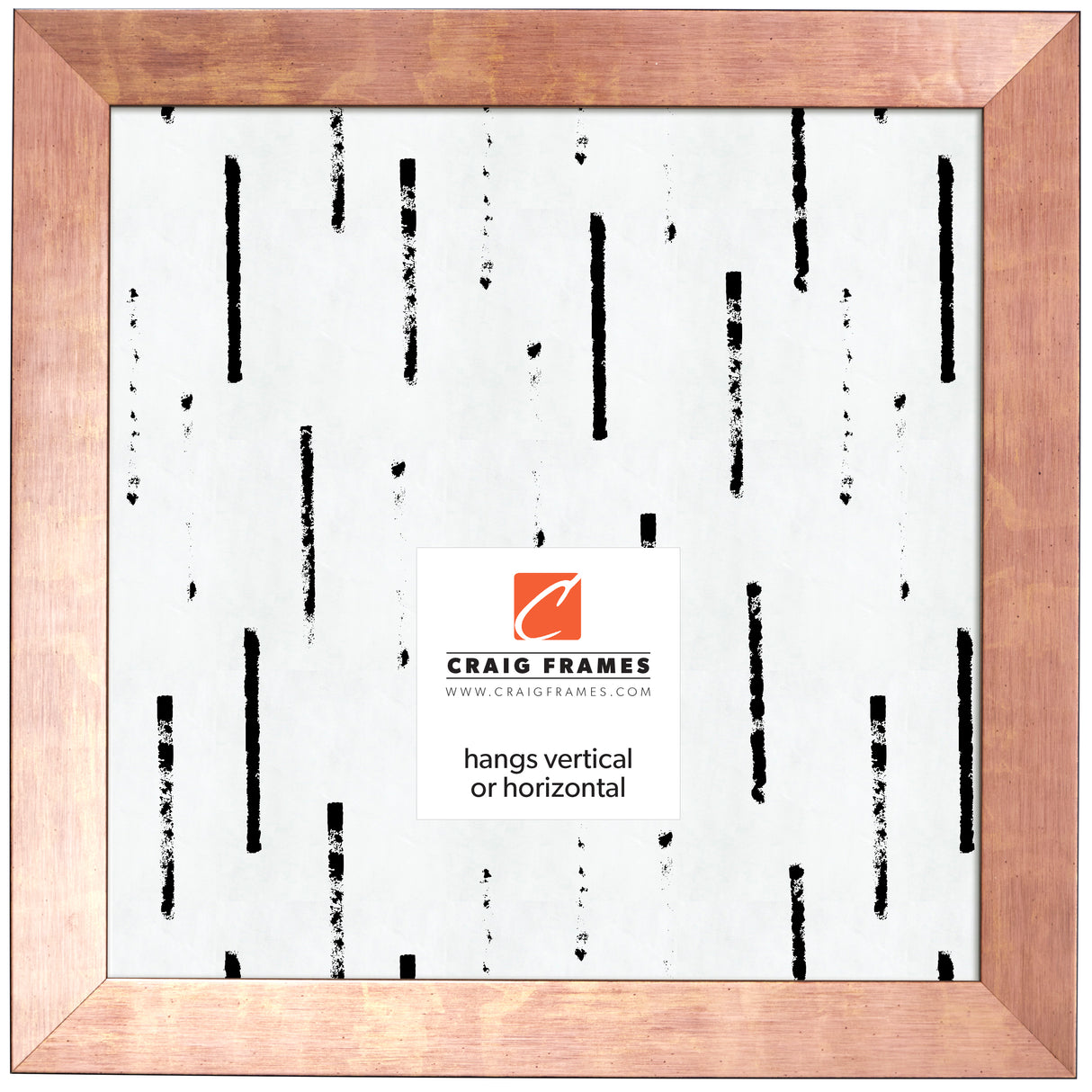 Milano 150 1.5", Rose Gold Picture Frame