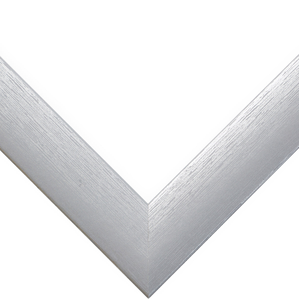 Contemporary 1", Brushed Silver Picture Frame