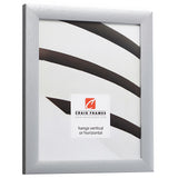 Contemporary 1", Brushed Silver Picture Frame