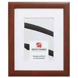 Contemporary 1", Matted Honey Brown Picture Frame
