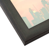 Contemporary 1", Brazilian Walnut Picture Frames - 4 Piece Set
