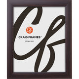 Contemporary 1", Brazilian Walnut Picture Frames - 4 Piece Set