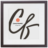 Contemporary 1", Matted Brazilian Walnut Picture Frame - 4 Piece Set