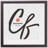 Contemporary 1", Matted Brazilian Walnut Picture Frame
