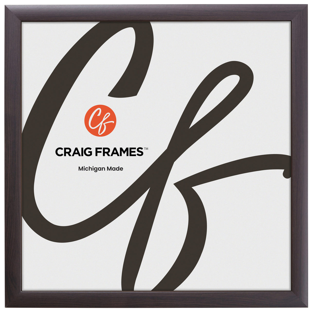 Contemporary 1", Brazilian Walnut Picture Frames - 2 Piece Set