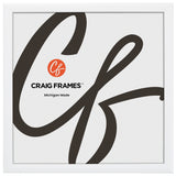 Contemporary 1", White Satin Picture Frames - 4 Piece Set