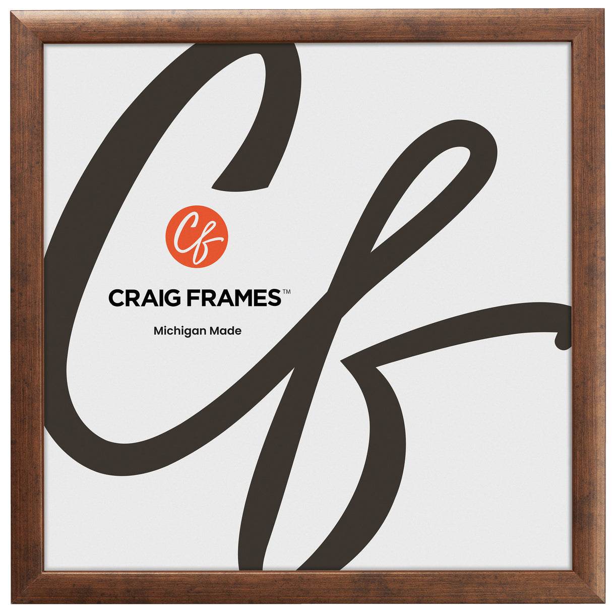 Contemporary 1", Rustic Copper Picture Frames - 4 Piece Set