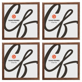 Contemporary 1", Rustic Copper Picture Frames - 4 Piece Set