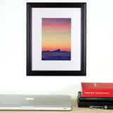 Wiltshire 236 .75", Matted Ebony Picture Frame