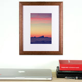 Wiltshire 236 .75", Matted Dark Walnut Picture Frame