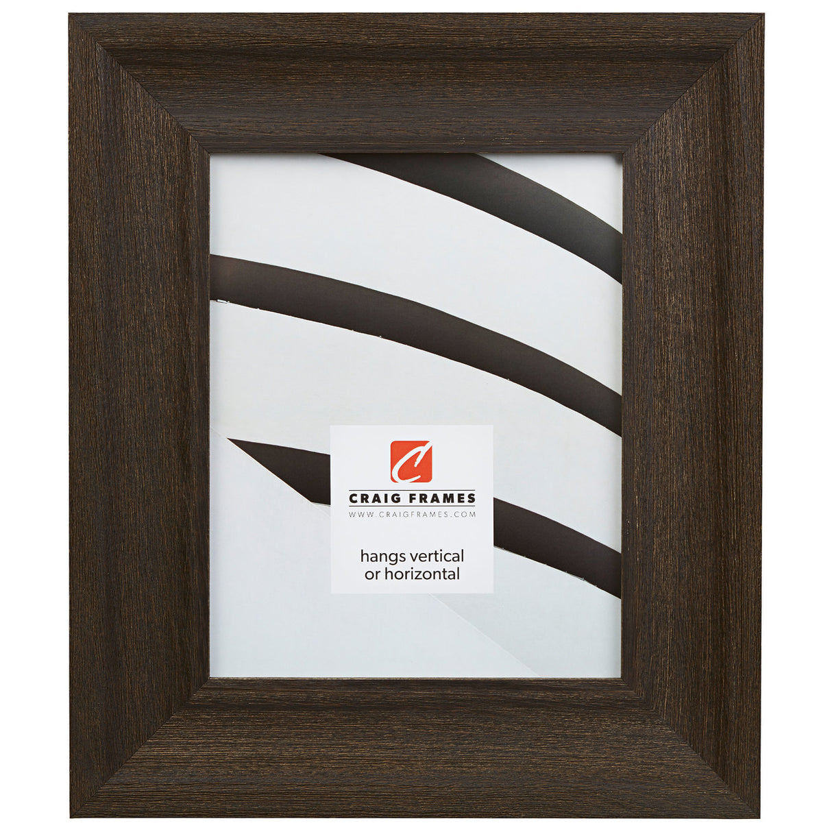 Driftwood 25 2.5", Weathered Black Picture Frame
