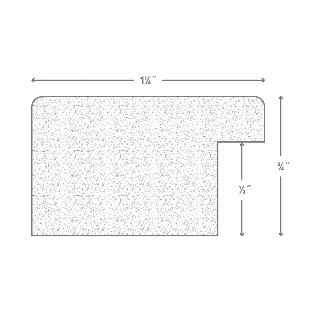 Colori 125 1.25", White Picture Frame