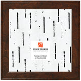 Contemporary Inspirations 2", Brown Burl Picture Frame