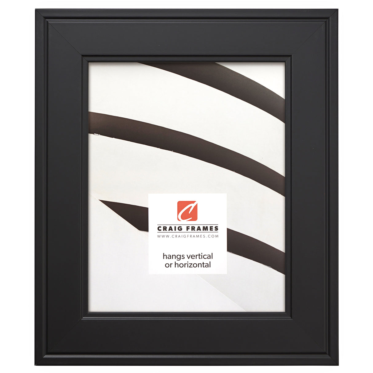 Contemporary Inspirations 2", Satin Black Picture Frame